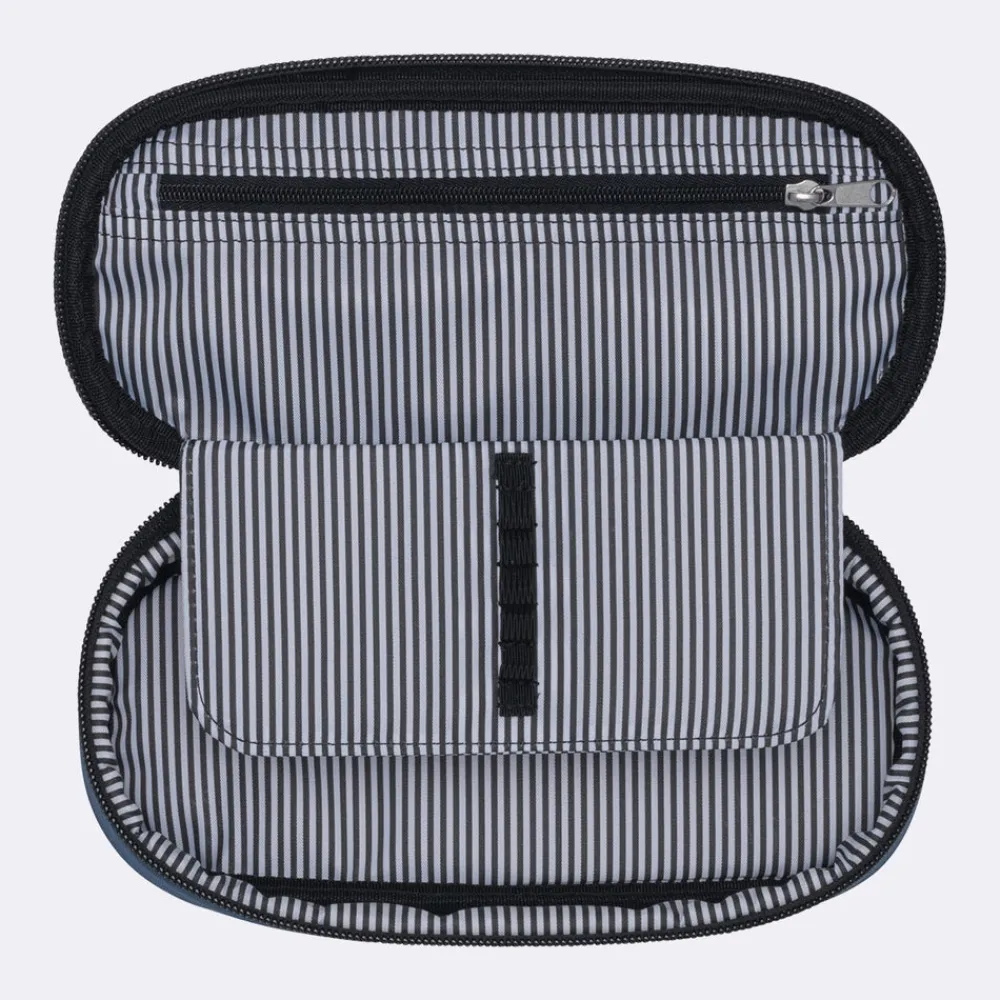 Online Ovalt pennal, Green Colorblock Pennal|Pennal