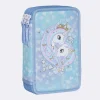 Fashion Trelags pennal med innhold, Unicorn Princess Ice Blue Pennal